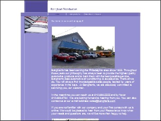 Web site www.bangharts.com, Banghart's