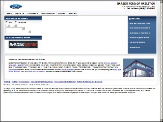 Web site www.barber-ford.com, Barber Ford of Hazleton