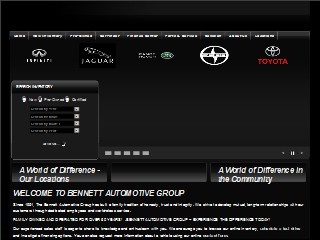 Web site www.bennettcars.com, Bennett Jaguar