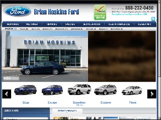 Web site www.brianhoskinsford.com, Brian Hoskins Ford