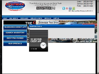 Web site www.chapmancars.com, Chapman Ford Sales, Inc.