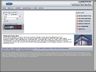 Web site www.clarionfordmercury.com, Clarion Ford