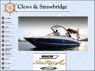 Web site www.clewsboats.com, Clews & Strawbridge