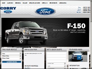Web site www.corryford.com, Humes Ford of Corry