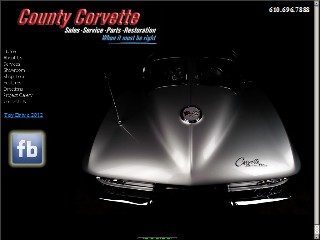 Web site www.countycorvette.com, County Corvette Sales