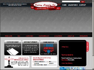 Web site www.currysupply.com, Curry Supply Co