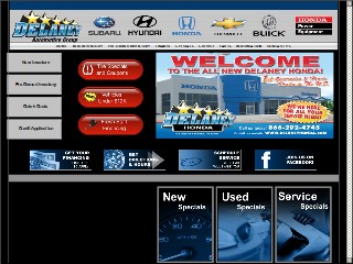 Web site www.delaneyauto.com, Delaney Chevrolet of Indiana