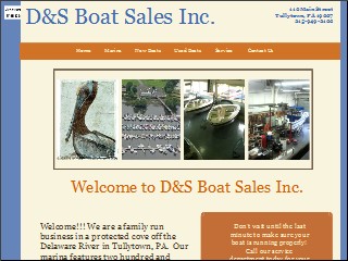 Web site www.dsboats.com, D&S Boat Sales, Inc