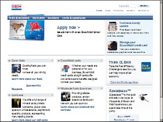 Web site https://www.exxon.com/en, Exxon