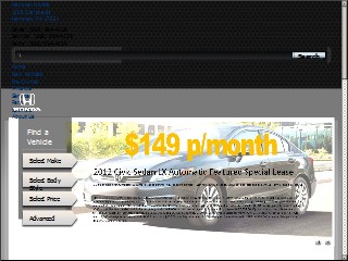 Web site www.hanoverhonda.com, Apple Honda Of Hanover