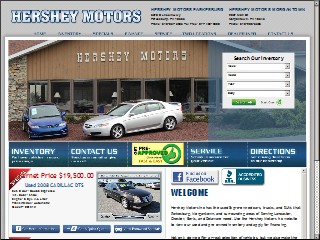 Web site www.hersheymotors.com, Hershey Motors