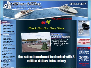 Web site www.highwaymarine.com, Highway Marine Service