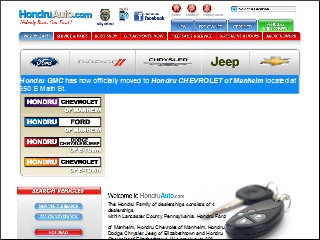 Web site www.hondruauto.com, E-Town Dodge Chevrolet