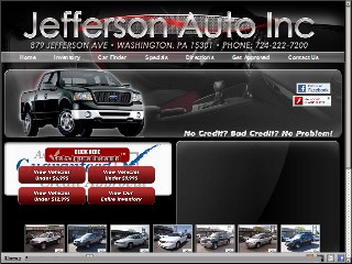 Web site www.jeffersonauto.com, Jefferson Auto Inc
