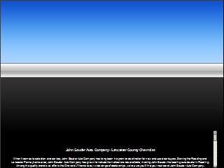 Web site www.johnsauderauto.com, John Sauder Chevrolet of New Holland