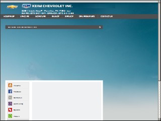 Web site www.keimchevy.com, Keim Chevrolet Inc