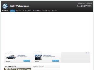 Web site www.kellyvw.com, Kelly Volkswagen