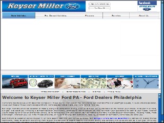 Web site www.keysermillerford.com, Keyser & Miller Ford