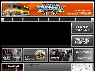 Web site www.lancasterhd.com, Lancaster Harley-Davidson