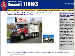 Web site www.libertykenworth.com, Liberty Kenworth Hno Trck Sls