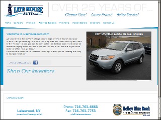 Web site www.litehouseauto.com, Titusville Motor Company