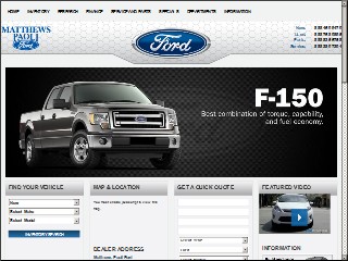 Web site www.paoliford.com, Paoli Ford