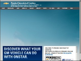 Web site www.penskechevrolet.com, David Penske Chevrolet