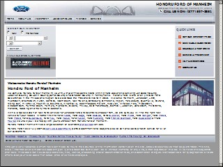 Web site www.phillipsfordsales.com, Phillips Ford