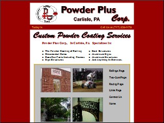 Web site www.powderplus.com, Powder Plus Corp