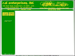 Web site www.rdent.com, R D Enterprises