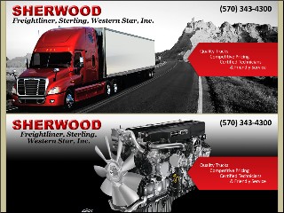 Web site www.sherwoodtrucks.com, Sherwood Freightliner and Western Star, Inc. -Dunmore