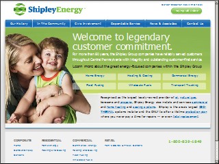 Web site www.shipleyenergy.com, Sunoco Gas Station