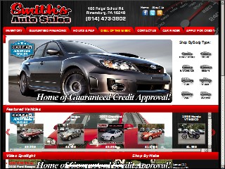 Web site https://www.smithsautosales.com, Smith's Auto Sales of Rimersburg, LLC