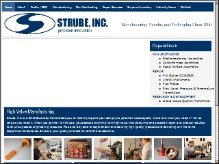 Web site www.strubeinc.net, William P Strube Inc