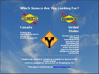 Web site https://www.sunoco.com/find-a-station, Sunoco Gas Station