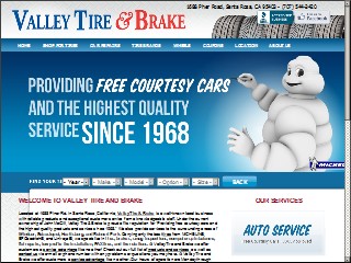 Web site www.valleytire.com, Valley Tire Co