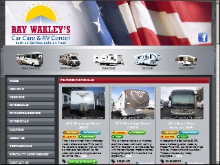 Web site www.wakleyrv.com, Ray Wakley's Car Care & RV Center